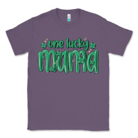 Lavender one lucky mama Classic Tee - MaliasSmallBusiness