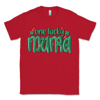 Red one lucky mama Classic Tee - MaliasSmallBusiness