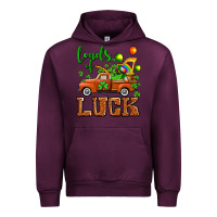 Mauve Wine St. Patrick's Day loads of truck Urban Hoodie - OliviaCreatesArt