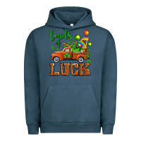 Pigment Midnight Navy St. Patrick's Day loads of truck Urban Hoodie - OliviaCreatesArt