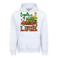 White St. Patrick's Day loads of truck Urban Hoodie - OliviaCreatesArt