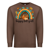 Chestnut Happy Fall Y'all Premium Sweatshirt - texasbilliewilder