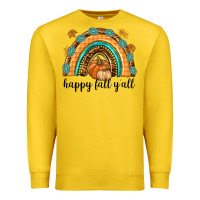 Lemon Happy Fall Y'all Premium Sweatshirt - texasbilliewilder