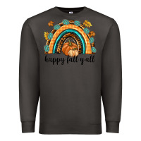 Smoke Happy Fall Y'all Premium Sweatshirt - texasbilliewilder