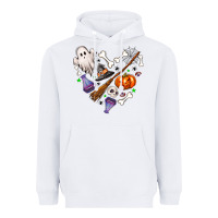 White love hallowen Heavyweight Hoodie - NancyCooperArtShop