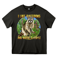 Asphalt i like raccoons and 3 people Heavy Core Tee - BarkalooDesign
