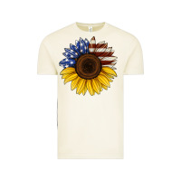 Vintage Arctic american flag sunflower Vintage Tee - Jasminsmagicworld