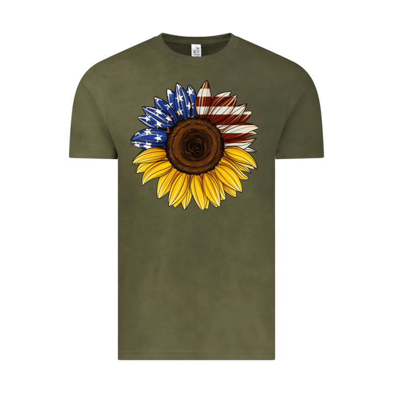American Flag Sunflower Vintage Tee by Jasminsmagicworld | Teevron