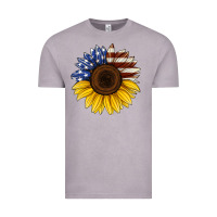 Vintage Zinc american flag sunflower Vintage Tee - Jasminsmagicworld