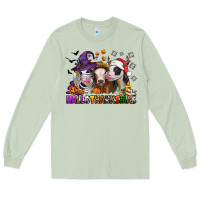Matcha Happy Hallothanksmas heifers Long Sleeve Tee - NancyCooperArtShop