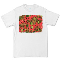 White watermelon leopard pattern background Premium Tee - HRA Design Shop
