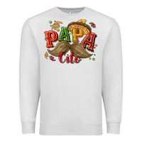 Oatmeal Heather Papa cito Premium Sweatshirt - NancyCooperArtShop