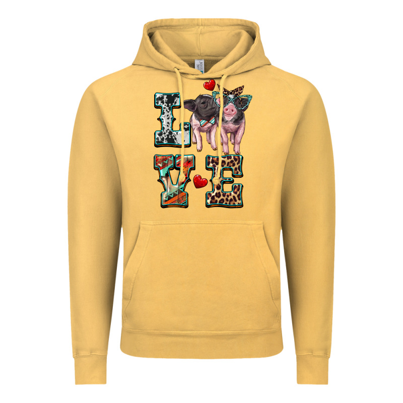 Love Baby Pigs Vintage Hoodie by Artiststas | Teevron