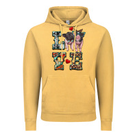 Vintage Mustard love baby pigs Vintage Hoodie - Artiststas
