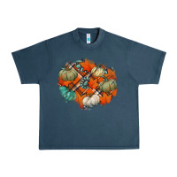 Midnight Navy fall autumn patches Urban Heavy Tee - Jasminsmagicworld