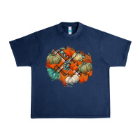 Navy fall autumn patches Urban Heavy Tee - Jasminsmagicworld