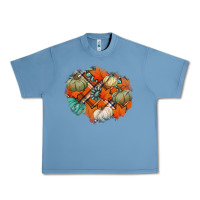 Pebble Blue fall autumn patches Urban Heavy Tee - Jasminsmagicworld