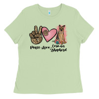 Matcha peace love german shepherd Ladies Tee - JahusDesignShop