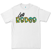 White let's rodeo Premium Tee - CowhideDigitalArt