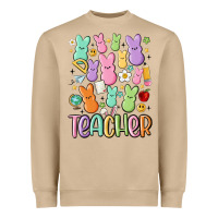Mushroom teacher bunny's Heavyweight Sweatshirt - MaliasSmallBusiness