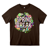 Chocolate Brown Spring break Easter Heavy Core Tee - Neo Western