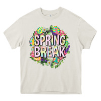 Cream Spring break Easter Heavy Core Tee - Neo Western