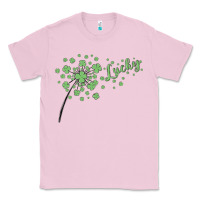 Bubblegum Pink four leaf clover Classic Tee - MaliasSmallBusiness