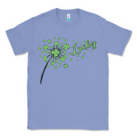 Colony Blue four leaf clover Classic Tee - MaliasSmallBusiness