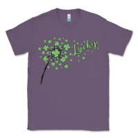 Lavender four leaf clover Classic Tee - MaliasSmallBusiness