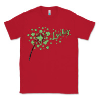 Red four leaf clover Classic Tee - MaliasSmallBusiness