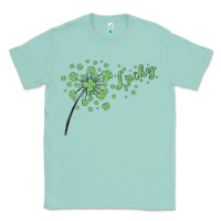 Seafoam four leaf clover Classic Tee - MaliasSmallBusiness