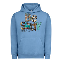 Pigment Pebble Blue Be Salty Matthew 5:13 Urban Hoodie - FaDigitalArtStudio