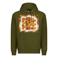 Army Green fall with lightning bolt Premium Hoodie - TumblerDesignByShophia