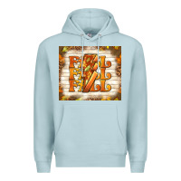 Blue Mist fall with lightning bolt Premium Hoodie - TumblerDesignByShophia