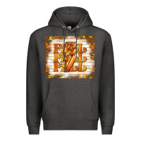 Charcoal Heather fall with lightning bolt Premium Hoodie - TumblerDesignByShophia