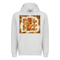Dove Grey fall with lightning bolt Premium Hoodie - TumblerDesignByShophia