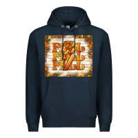 Navy fall with lightning bolt Premium Hoodie - TumblerDesignByShophia
