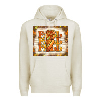 Oatmeal Heather fall with lightning bolt Premium Hoodie - TumblerDesignByShophia