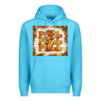 Ocean Blue fall with lightning bolt Premium Hoodie - TumblerDesignByShophia