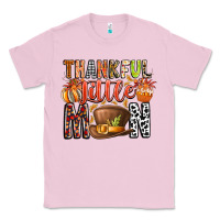 Bubblegum Pink Thankful Little Mon Classic Tee - CowhideDigitalArt