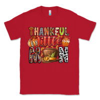 Red Thankful Little Mon Classic Tee - CowhideDigitalArt