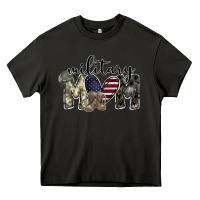 Asphalt military mom Heavy Core Tee - SublimationCraftShop