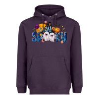 Plum Stay Spooky Heavyweight Hoodie - texasbilliewilder