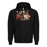 Black Christmas Bear Family Zipper Hoodie - LillyAllenDesigns
