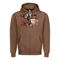 Chestnut Christmas Bear Family Zipper Hoodie - LillyAllenDesigns