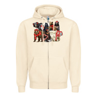 Sandshell Christmas Bear Family Zipper Hoodie - LillyAllenDesigns