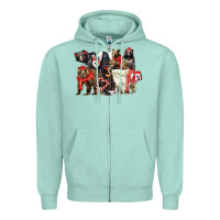 Christmas Bear Family Zipper Hoodie | Teevron