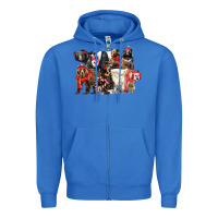 True Royal Christmas Bear Family Zipper Hoodie - LillyAllenDesigns