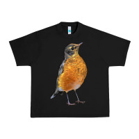 Black American Robin Bird Urban Heavy Tee - LillyAllenDesigns