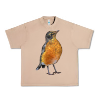 Burro American Robin Bird Urban Heavy Tee - LillyAllenDesigns